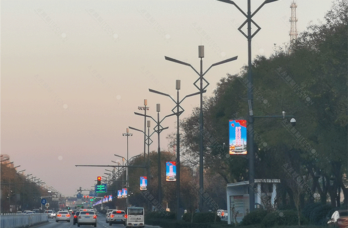 LED燈桿屏,燈桿屏 LED燈桿屏,燈桿屏