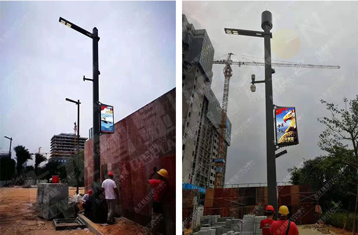 廣州國際創(chuàng)新城應用LED燈桿屏 廣州國際創(chuàng)新城應用LED燈桿屏