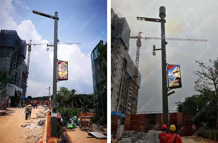 廣州國際創(chuàng)新城應用LED燈桿屏 廣州國際創(chuàng)新城應用LED燈桿屏